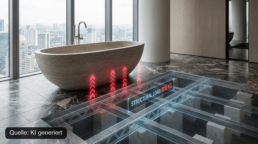 Badezimmer verlegen: Warum Statik wichtig ist