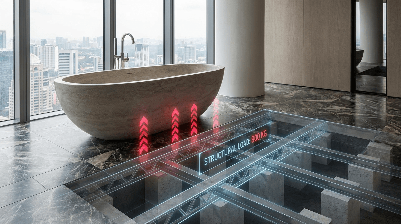 Badezimmer verlegen: Warum Statik wichtig ist