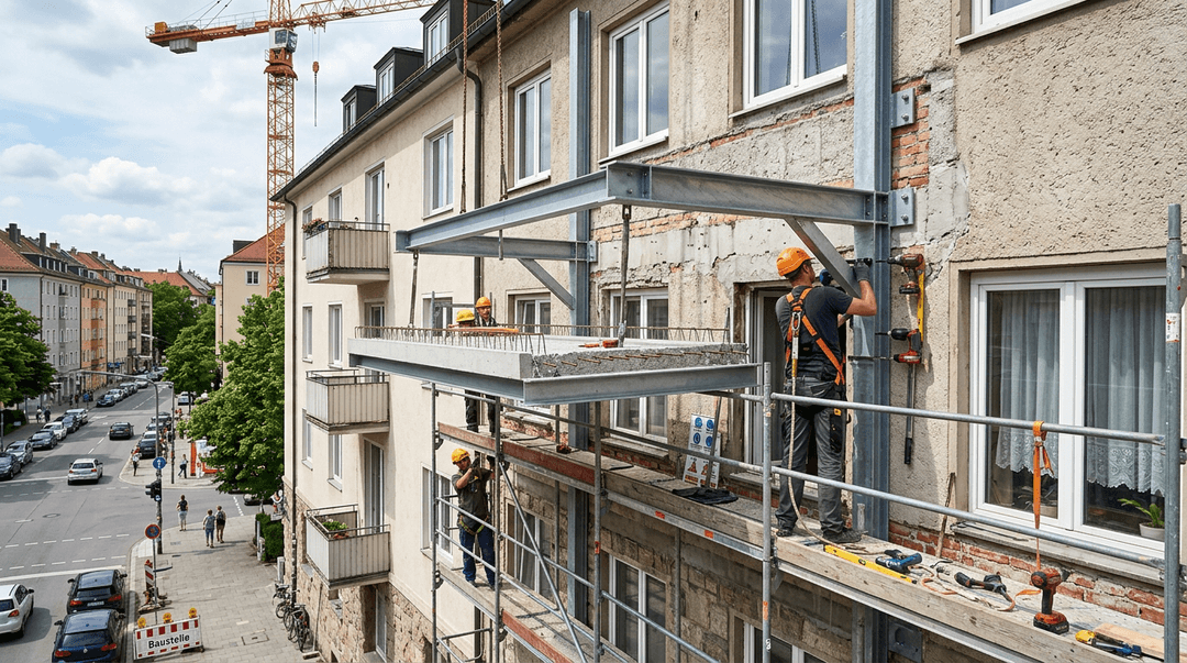 Balkon anbauen: Statische Anforderungen & Kosten