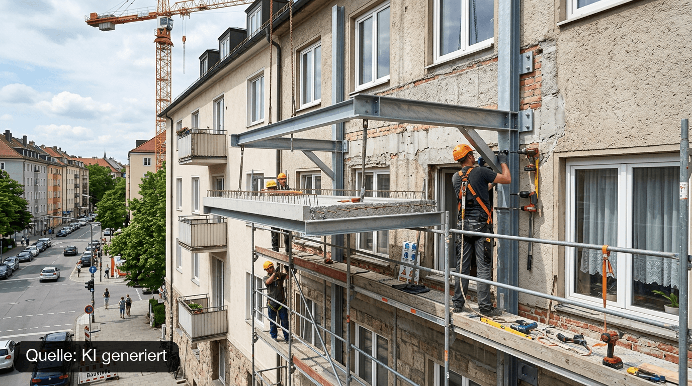 Balkon anbauen: Statische Anforderungen & Kosten