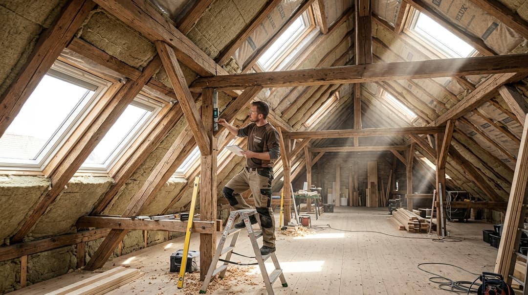 Dachausbau: Wann brauche ich einen Statiker?