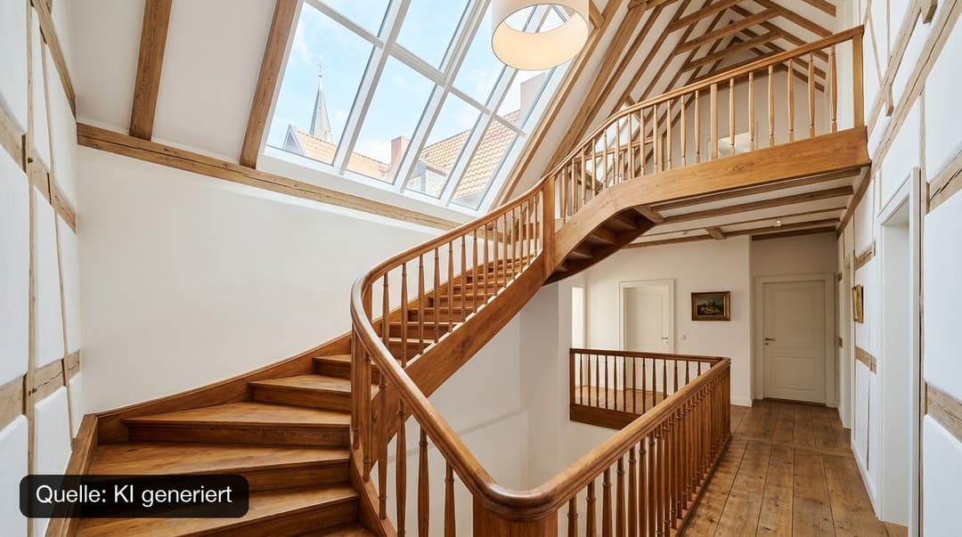 Deckendurchbruch für Oberlicht im Treppenhaus: Statik und Brandschutz