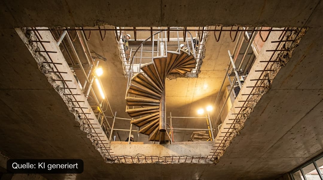 Deckendurchbruch für Treppe: Statik-Anforderungen & Kosten