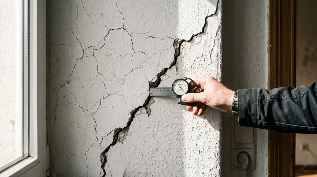 Risse in der Wand: Wann sind sie gefährlich?