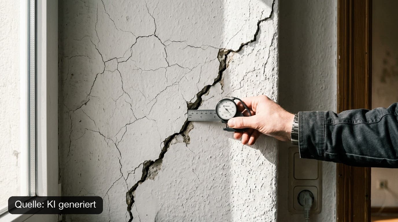 Risse in der Wand: Wann sind sie gefährlich?