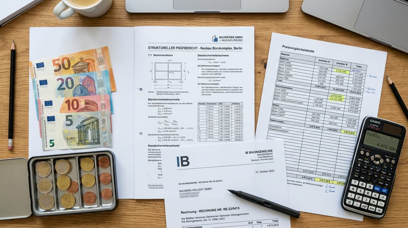 Was kostet ein Statiker? Preise in Deutschland (2026)