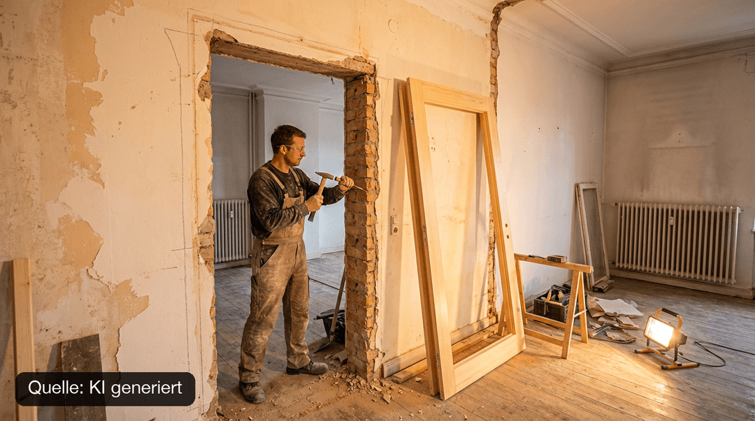 Türöffnung vergrößern in tragender Wand: Statik, Kosten & Ablauf