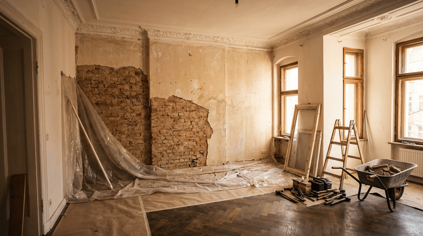 Wanddurchbruch im Altbau: Besondere Herausforderungen & Lösungen