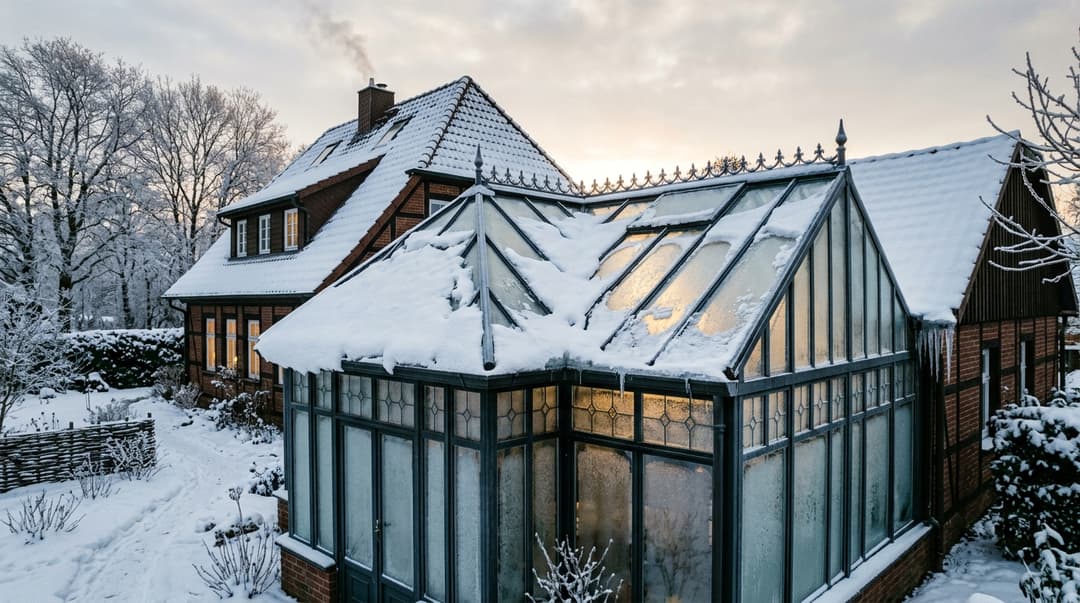 Wintergarten-Glasdach: Schneelast und Sicherheitsglas richtig planen