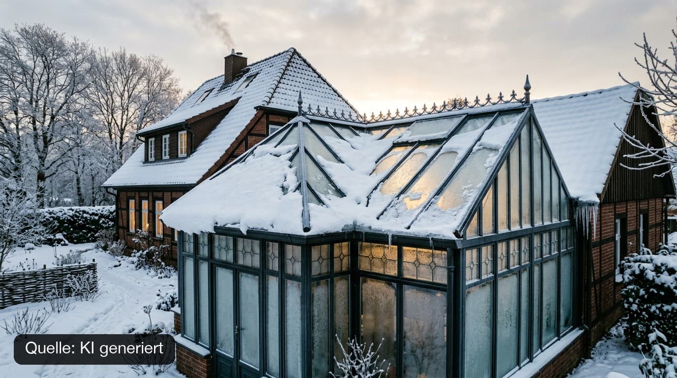 Wintergarten-Glasdach: Schneelast und Sicherheitsglas richtig planen