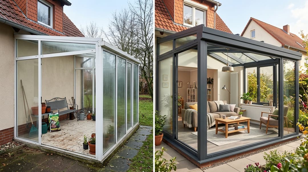 Kalter vs. warmer Wintergarten: Wo die Statik wirklich anders ist