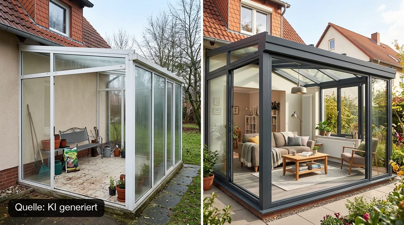 Kalter vs. warmer Wintergarten: Wo die Statik wirklich anders ist